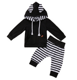 2 Piece Hoodie & Pants Set with Cute Bunny Ears!