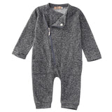 Super Soft & Warm Zippered One Piece Romper