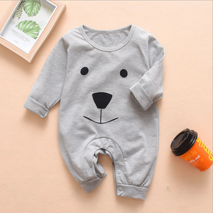 Cute Teddy Bear Long Sleeve Jumpsuit