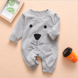 Cute Teddy Bear Long Sleeve Jumpsuit ~ 2 Colors!