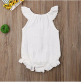 Cute Ruffle & Lace Tank Top Onesie