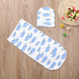 Whale Swaddle with Super Cute Hat!