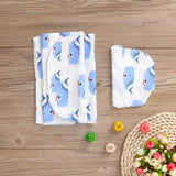 Whale Swaddle with Super Cute Hat!